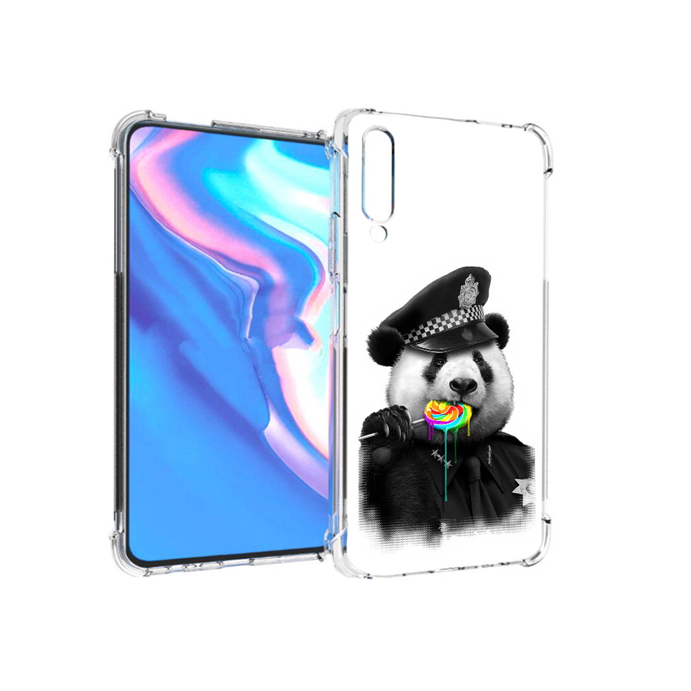 

Чехол MyPads Tocco для Honor 9X Pro Панда полиция, Прозрачный, Tocco