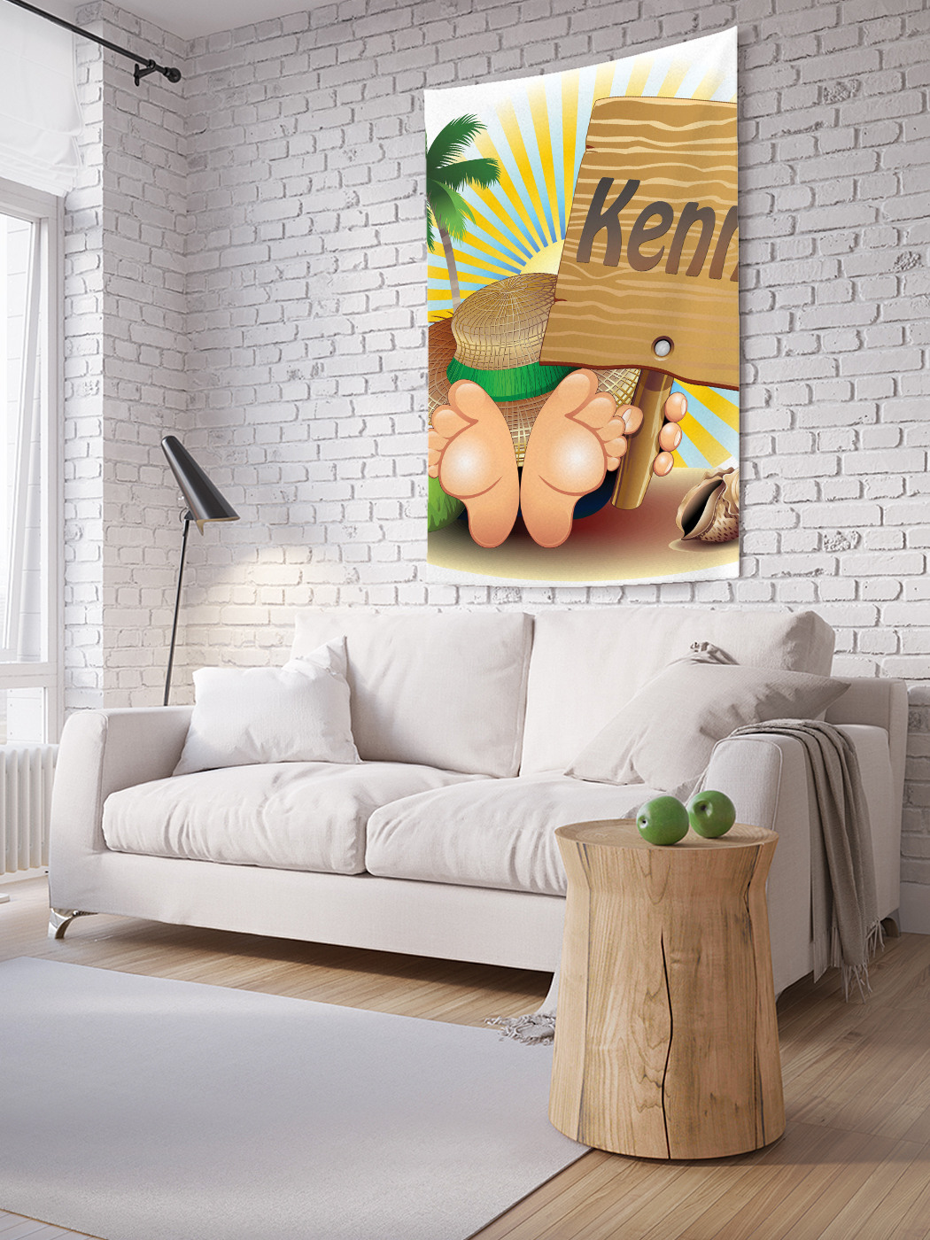 

Вертикальное фотопанно на стену JoyArty Спящий кенни 150x200 см, Спящий кенни
