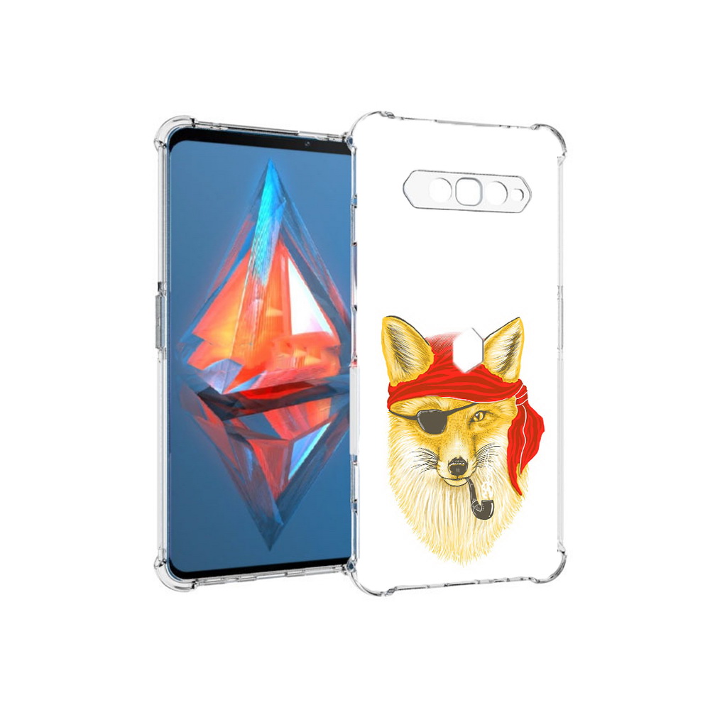 

Чехол MyPads Tocco для Xiaomi Black Shark 4 лиса-пират (PT162389.266.440), Прозрачный, Tocco