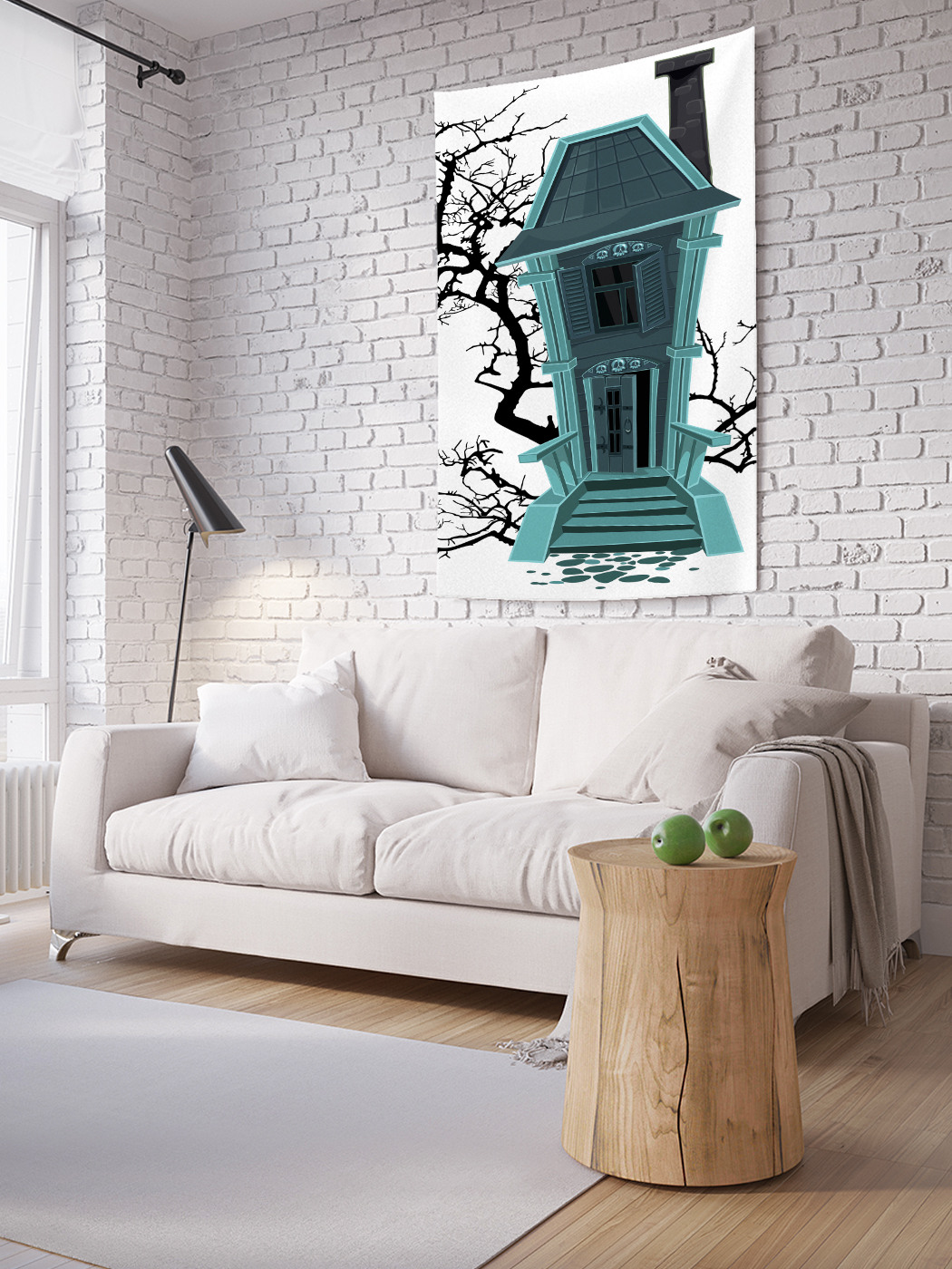 

Вертикальное фотопанно на стену JoyArty Хижина ведьмы 150x200 см, Хижина ведьмы