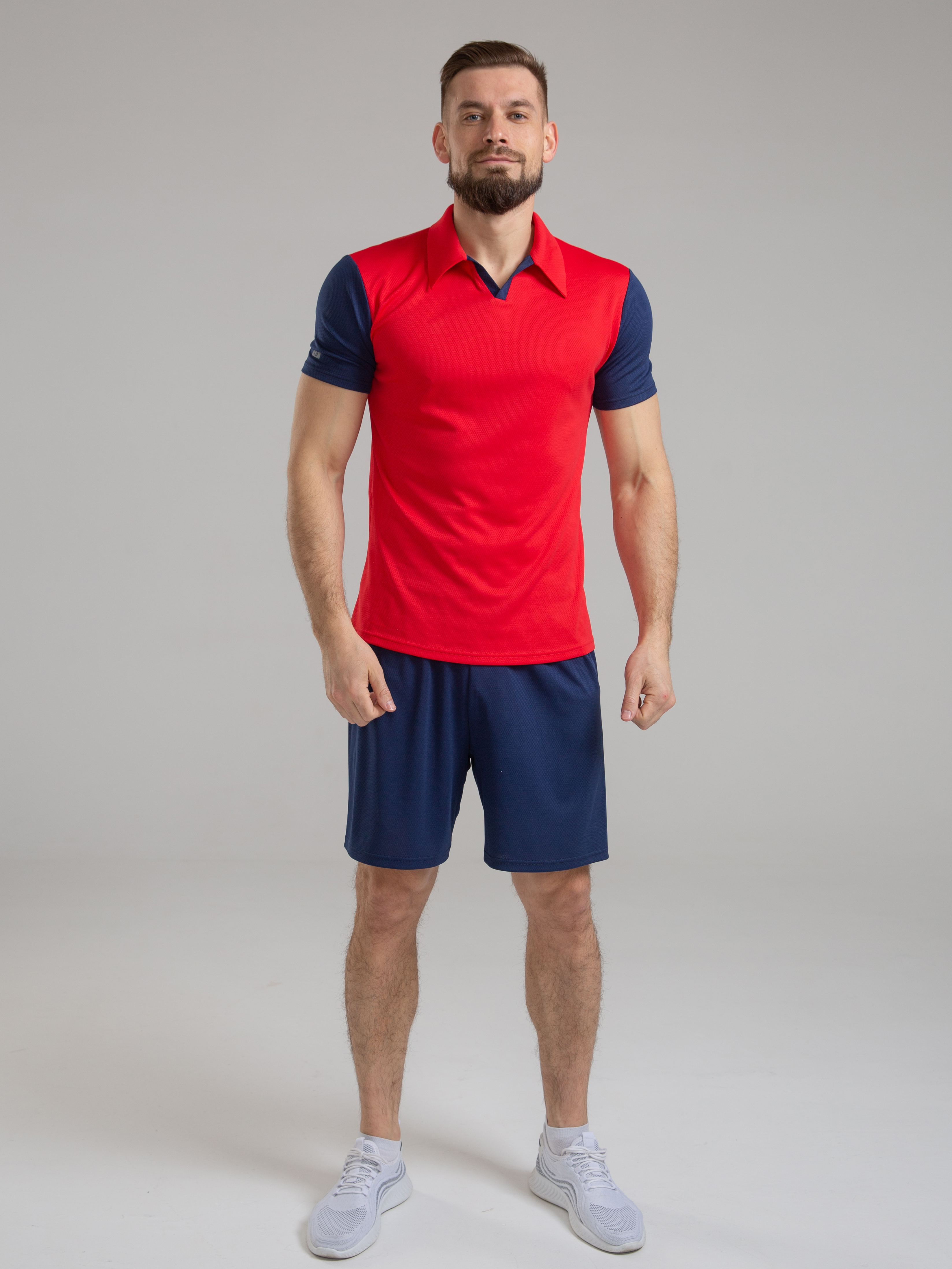 

Волейбольная форма мужская CROSSSPORT Вфм-008 48 Красный-синий, Вфм-008