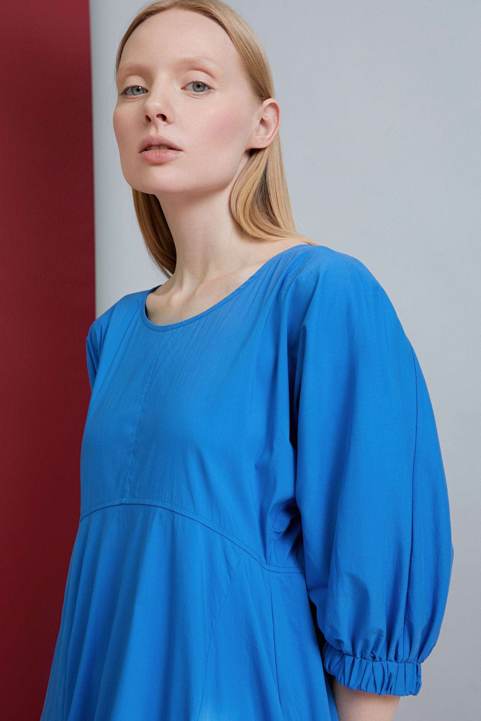 Платье женское Finn Flare FSC51009R голубое M