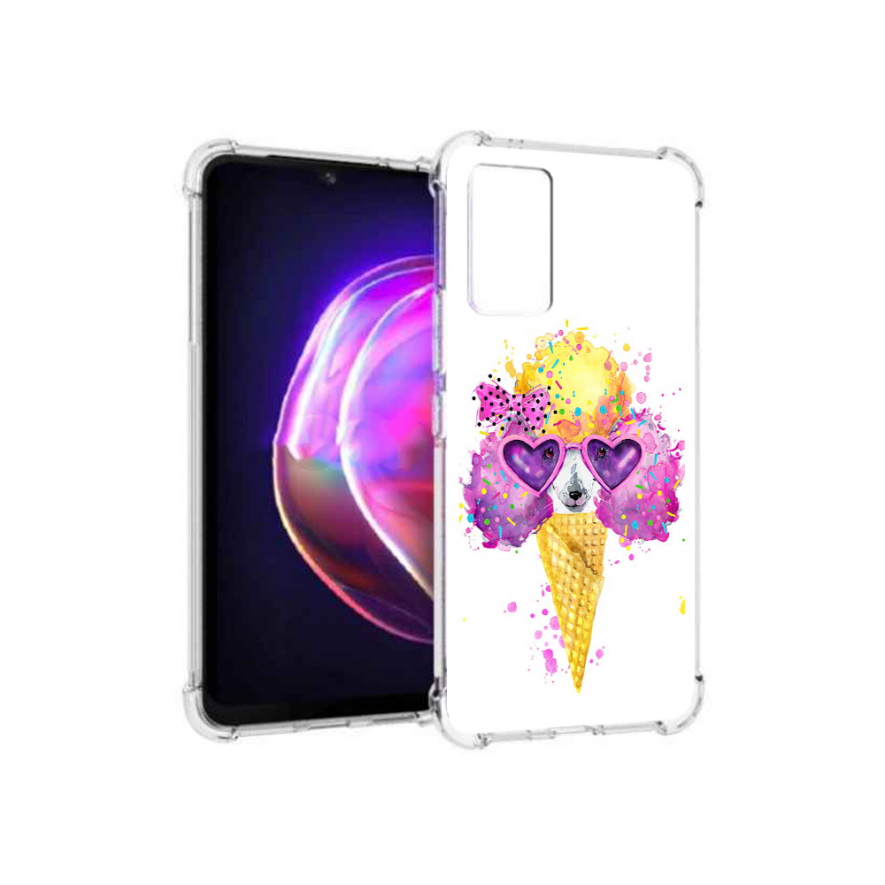 

Чехол MyPads Tocco для Vivo V21 Рожок (PT161781.395.146), Прозрачный, Tocco