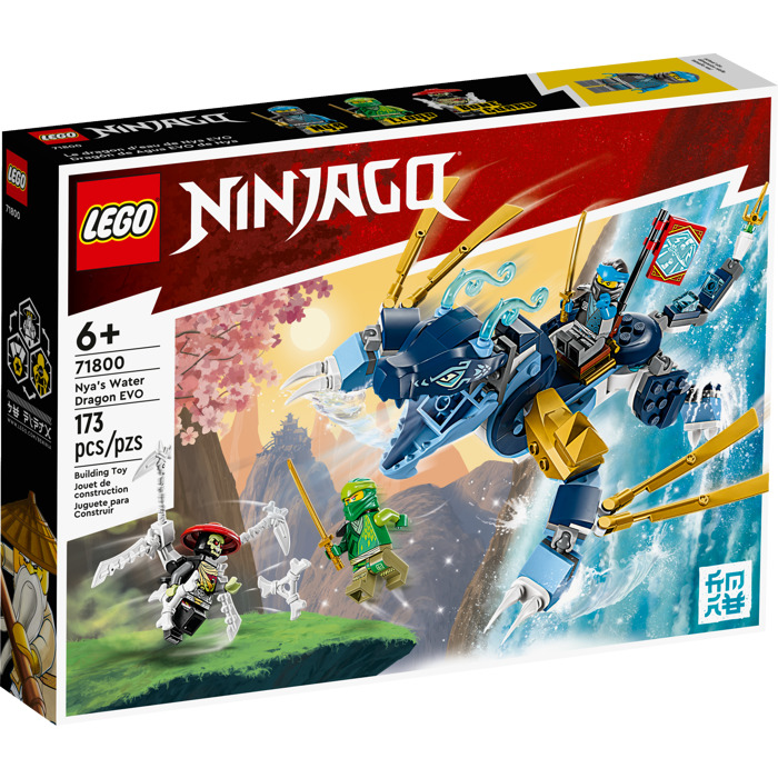 

Конструктор LEGO NINJAGO 71800 Водный дракон ЭВО 173 дет