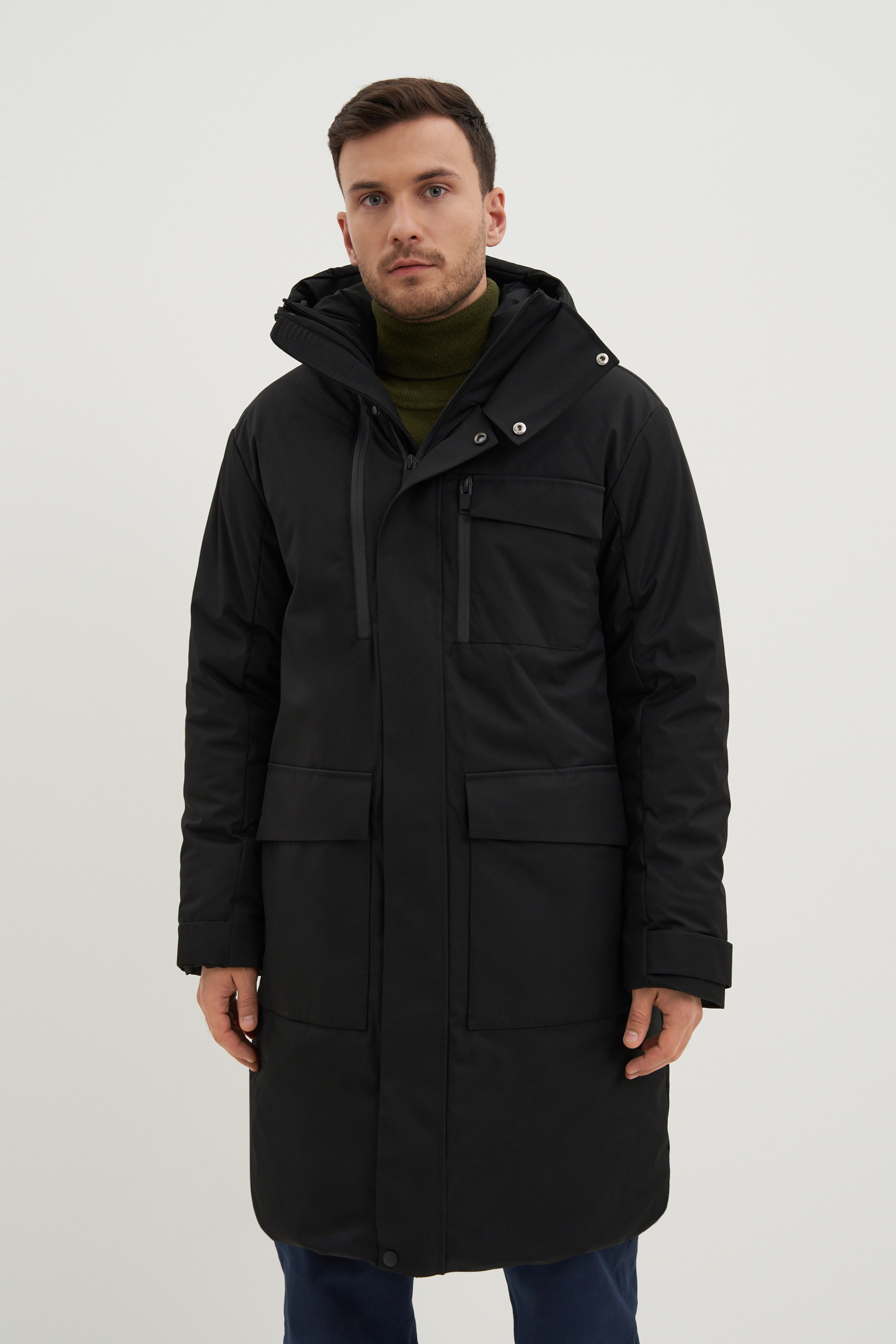 Зимняя куртка мужская Finn Flare FWB61029 черная S