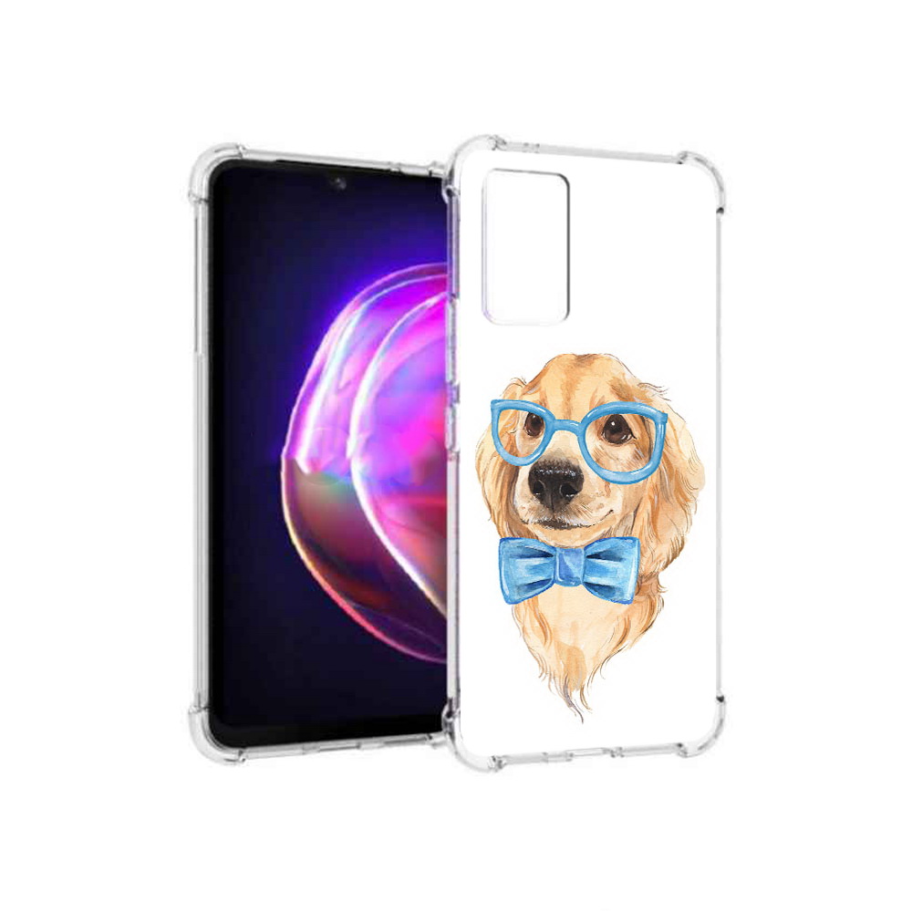 

Чехол MyPads Tocco для Vivo V21 Собака интеллигент (PT161781.395.159), Прозрачный, Tocco