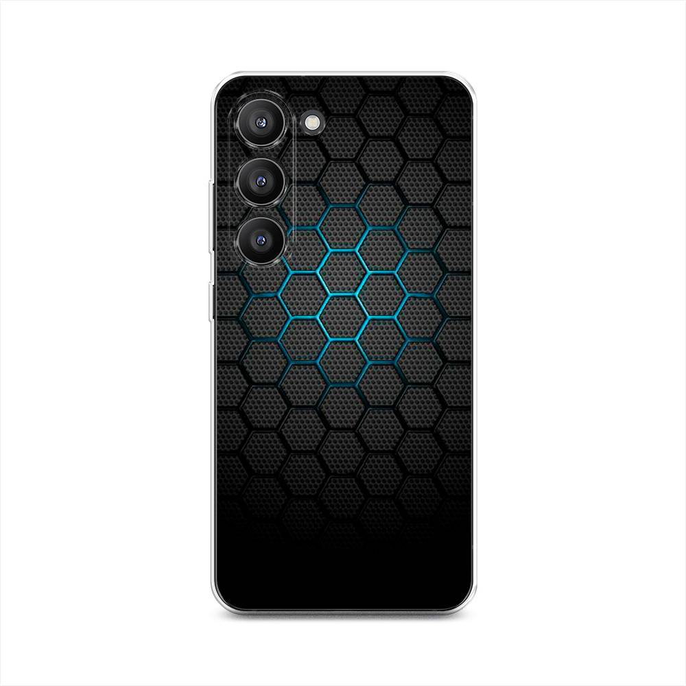 

Чехол Awog для Samsung Galaxy S23 5G "Бирюзовые соты", Голубой;синий;черный, 2107350-3