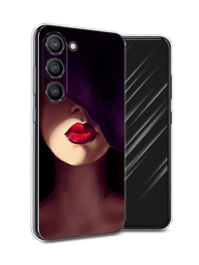 

Чехол Awog на Samsung Galaxy S23 5G "Красные губы", Черный;бежевый;красный, 2107350-7