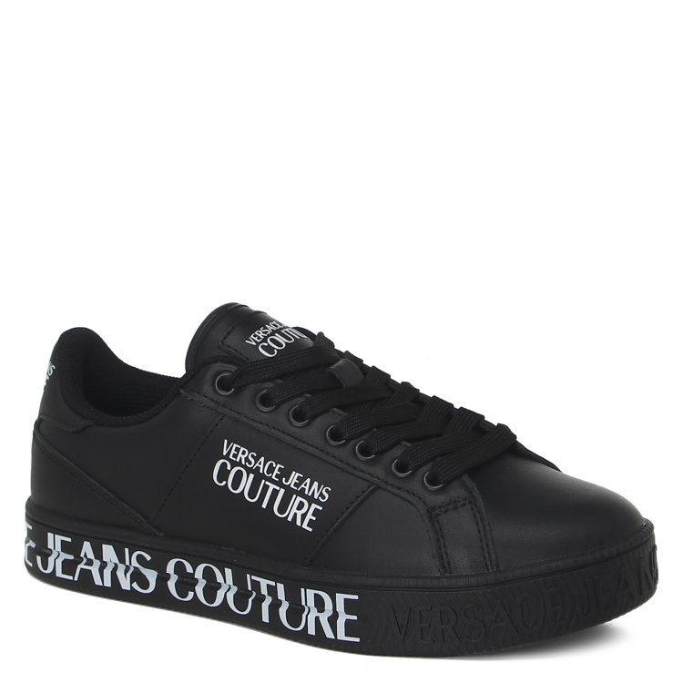 

Кеды женские Versace Jeans Couture 74VA3SKB черные 37 EU, Черный, 74VA3SKB