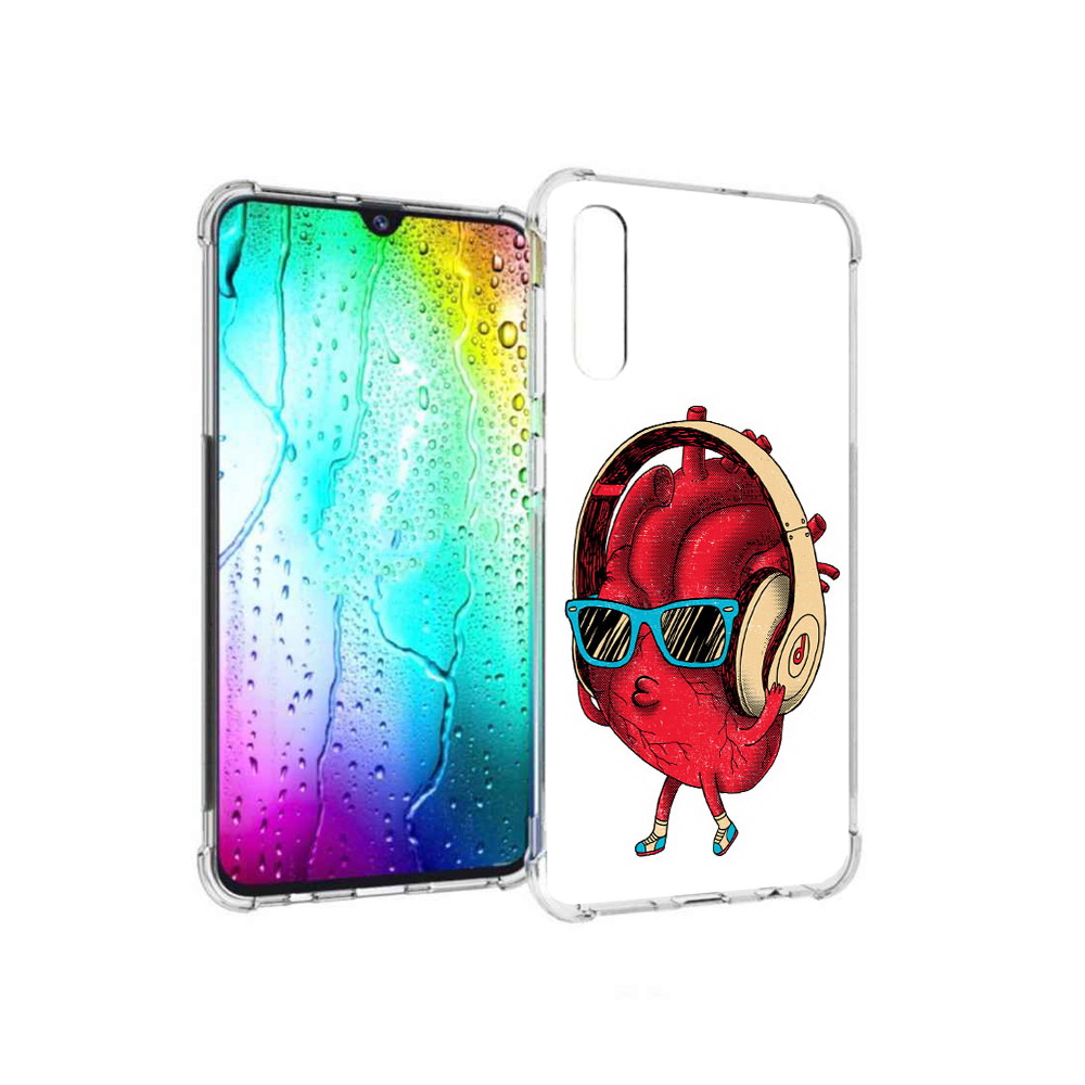 

Чехол MyPads Tocco для Samsung Galaxy A30s слушай сердце (PT226907.519.609), Прозрачный, Tocco