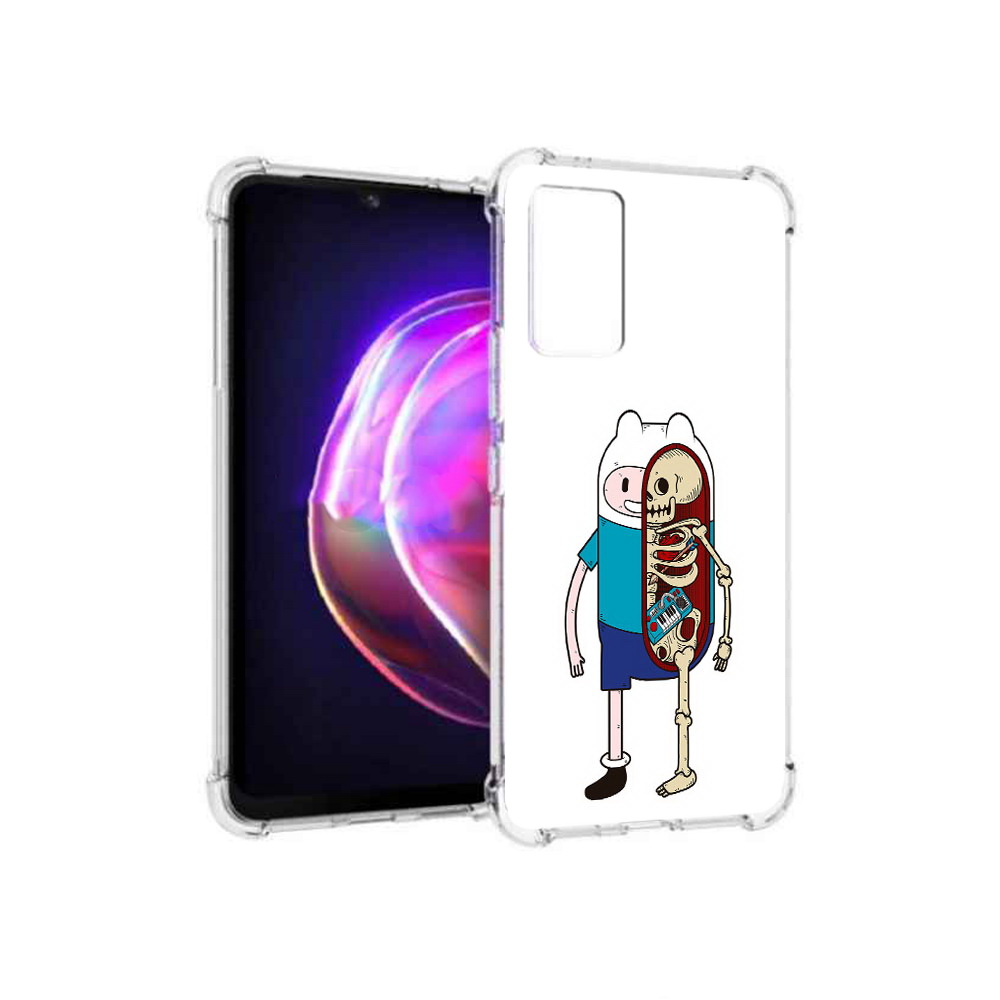 

Чехол MyPads Tocco для Vivo V21 Финн скелет (PT161781.395.187), Прозрачный, Tocco