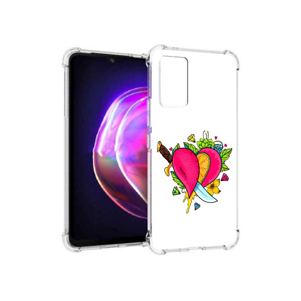 

Чехол MyPads Tocco для Vivo V21 Фруктовое сердце (PT161781.395.188), Прозрачный, Tocco