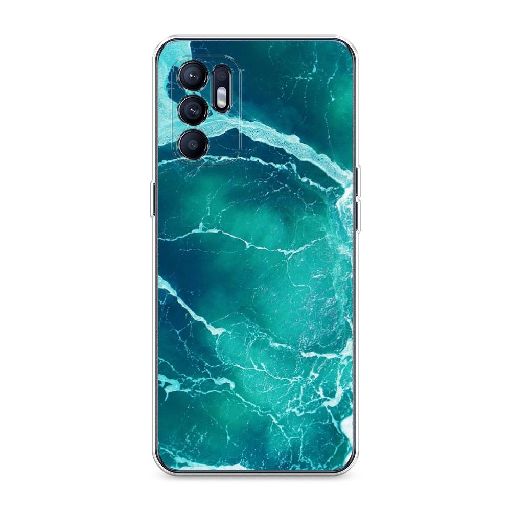 

Чехол Awog на Oppo Reno 6 "Изумрудный океан", Разноцветный, 257850-4