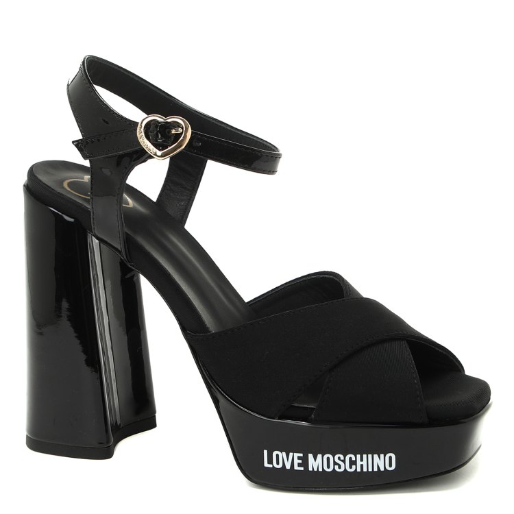 

Босоножки женские Love Moschino JA1605CG черные 40 EU, Черный, JA1605CG
