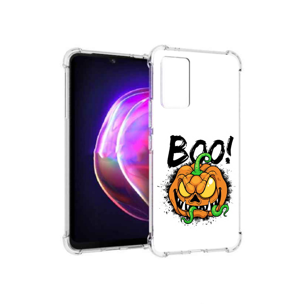 

Чехол MyPads Tocco для Vivo V21 Хэллоуин бу (PT161781.395.193), Прозрачный, Tocco