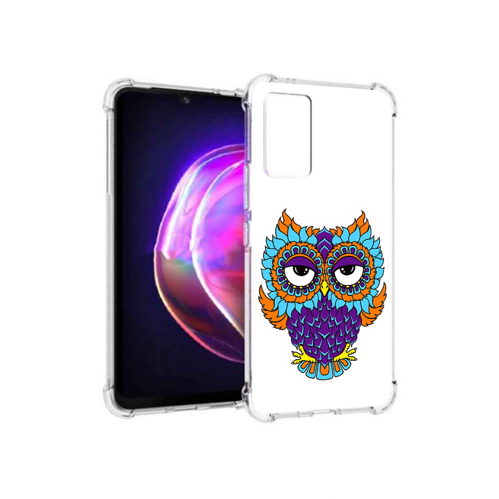 

Чехол MyPads Tocco для Vivo V21 Цветная сова (PT161781.395.198), Прозрачный, Tocco