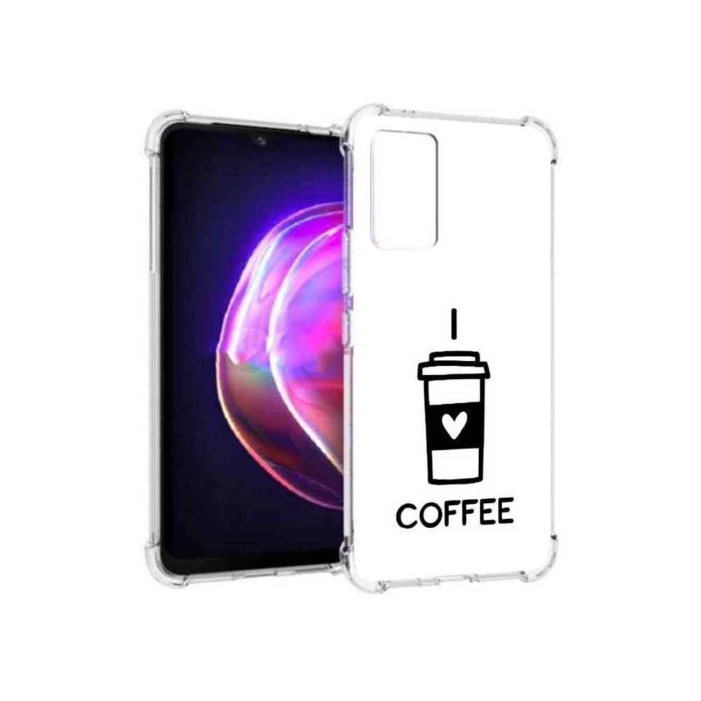 

Чехол MyPads Tocco для Vivo V21 Я люблю кофе (PT161781.395.206), Прозрачный, Tocco