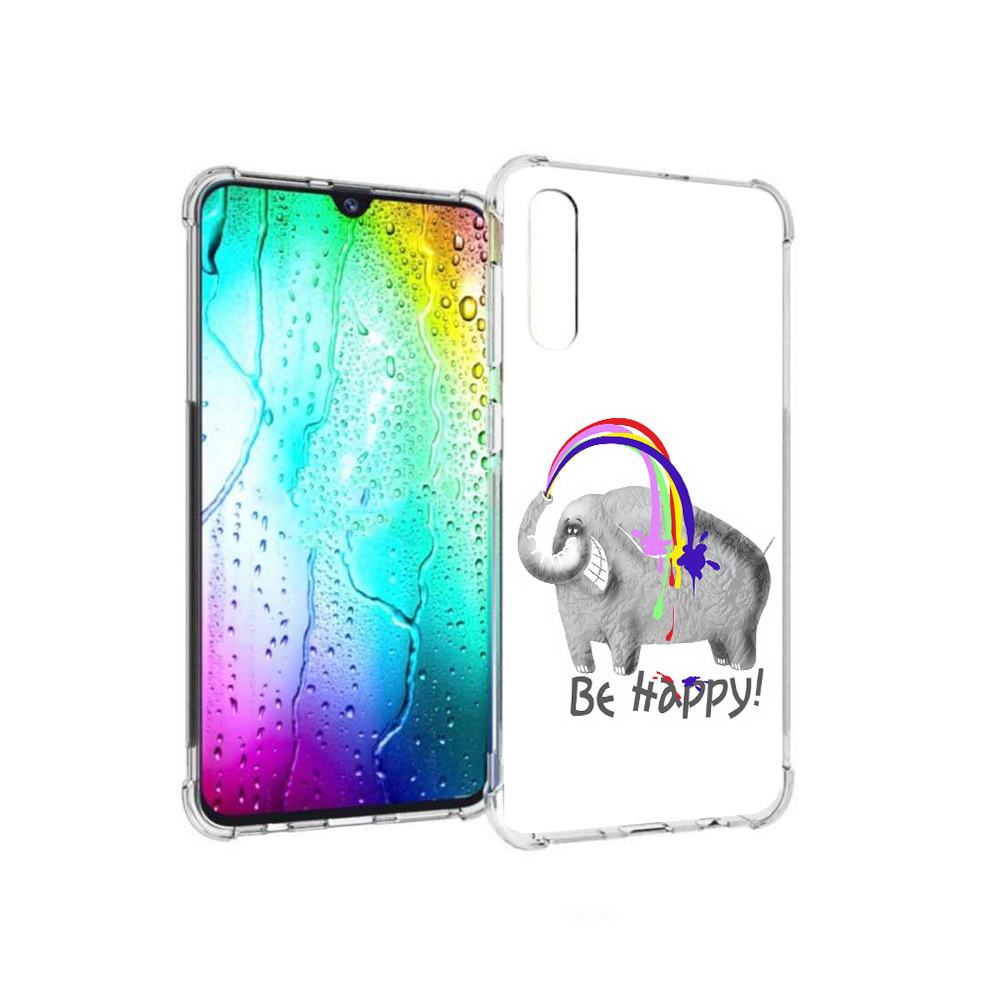 

Чехол MyPads Tocco для Samsung Galaxy A30s счастливый слон (PT226907.519.632), Прозрачный, Tocco