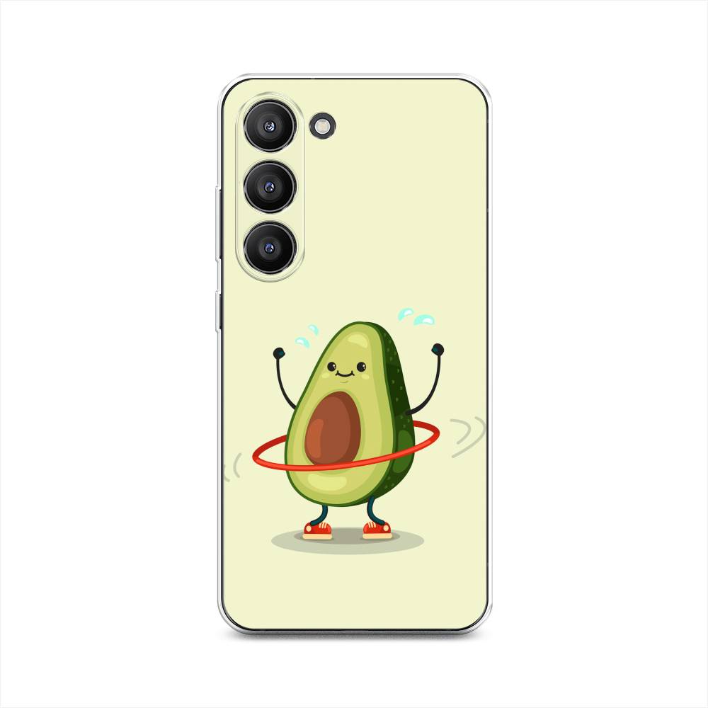 

Чехол Awog на Samsung Galaxy S23 5G "Авокадо с обручем", Бежевый, 2107350-10