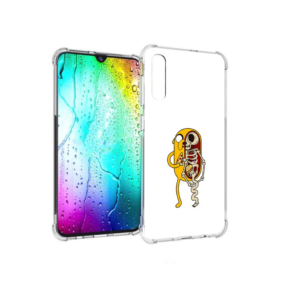 

Чехол MyPads Tocco для Samsung Galaxy A30s Джейк скелет (PT226907.519.64), Прозрачный, Tocco