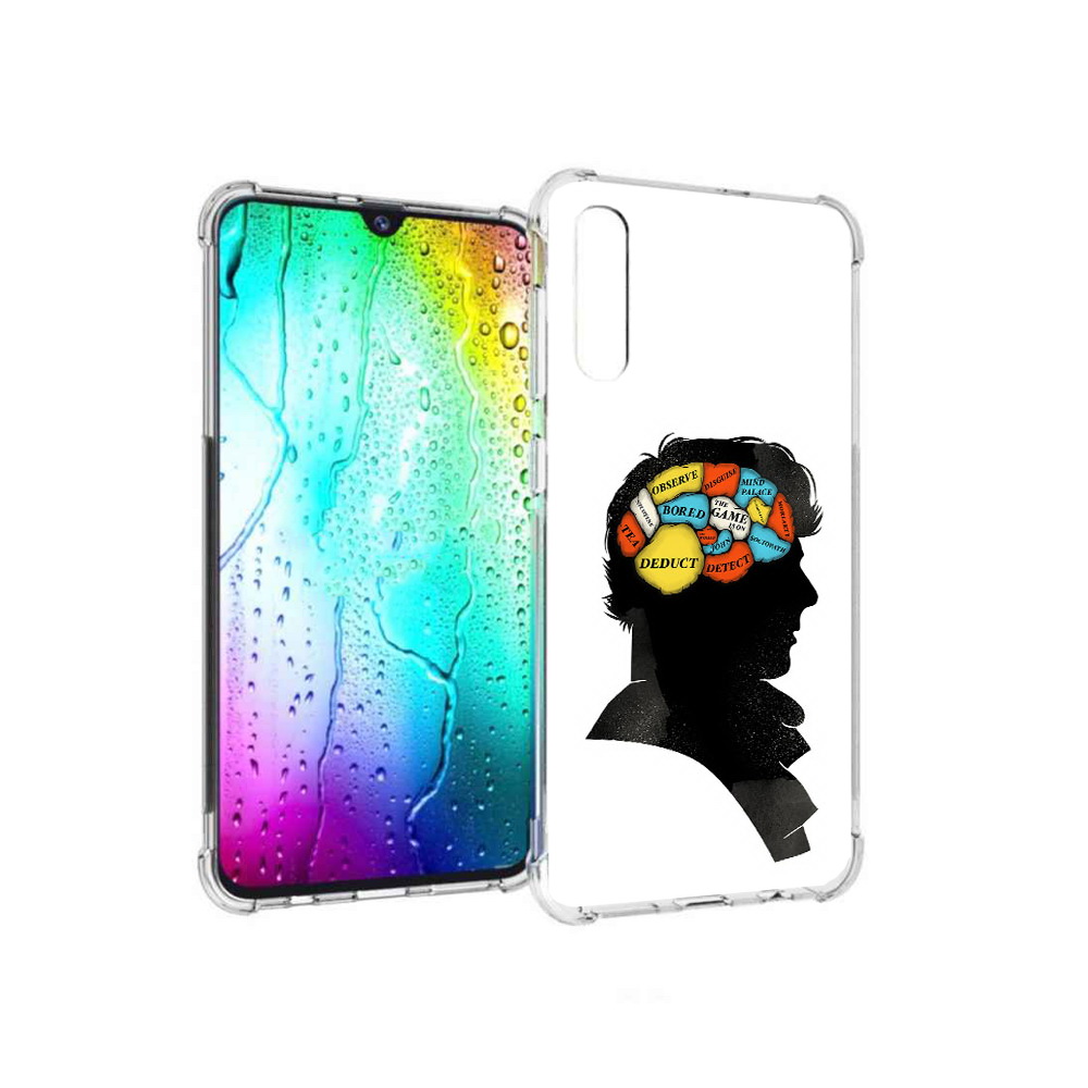 

Чехол MyPads Tocco для Samsung Galaxy A30s темный рисунок (PT226907.519.640), Прозрачный, Tocco