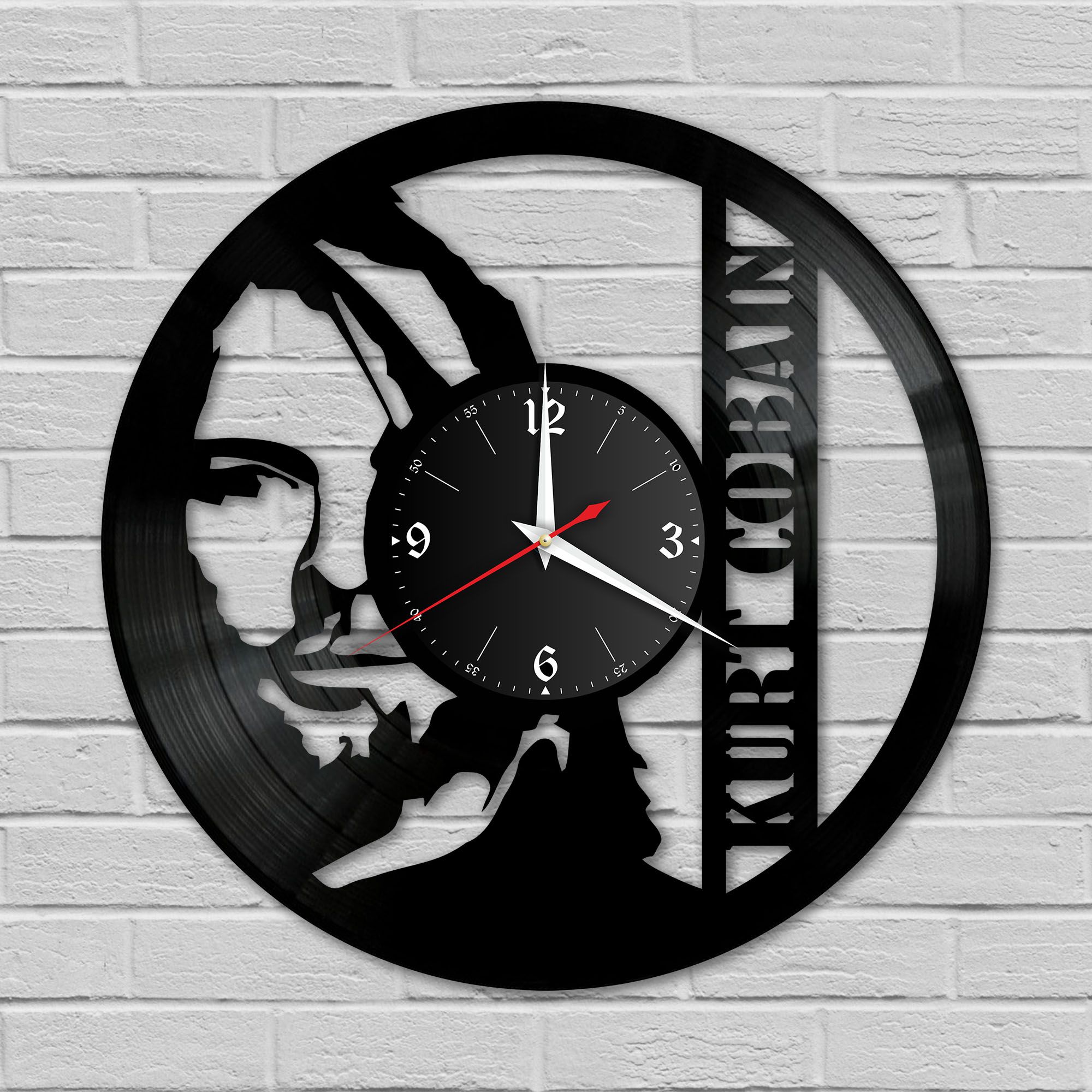 

Часы настенные "группа Nirvana" из винила, №3, 10127