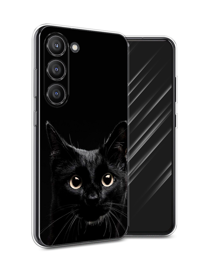 

Чехол Awog на Samsung Galaxy S23 5G "Добрый кот", Черный, 2107350-1