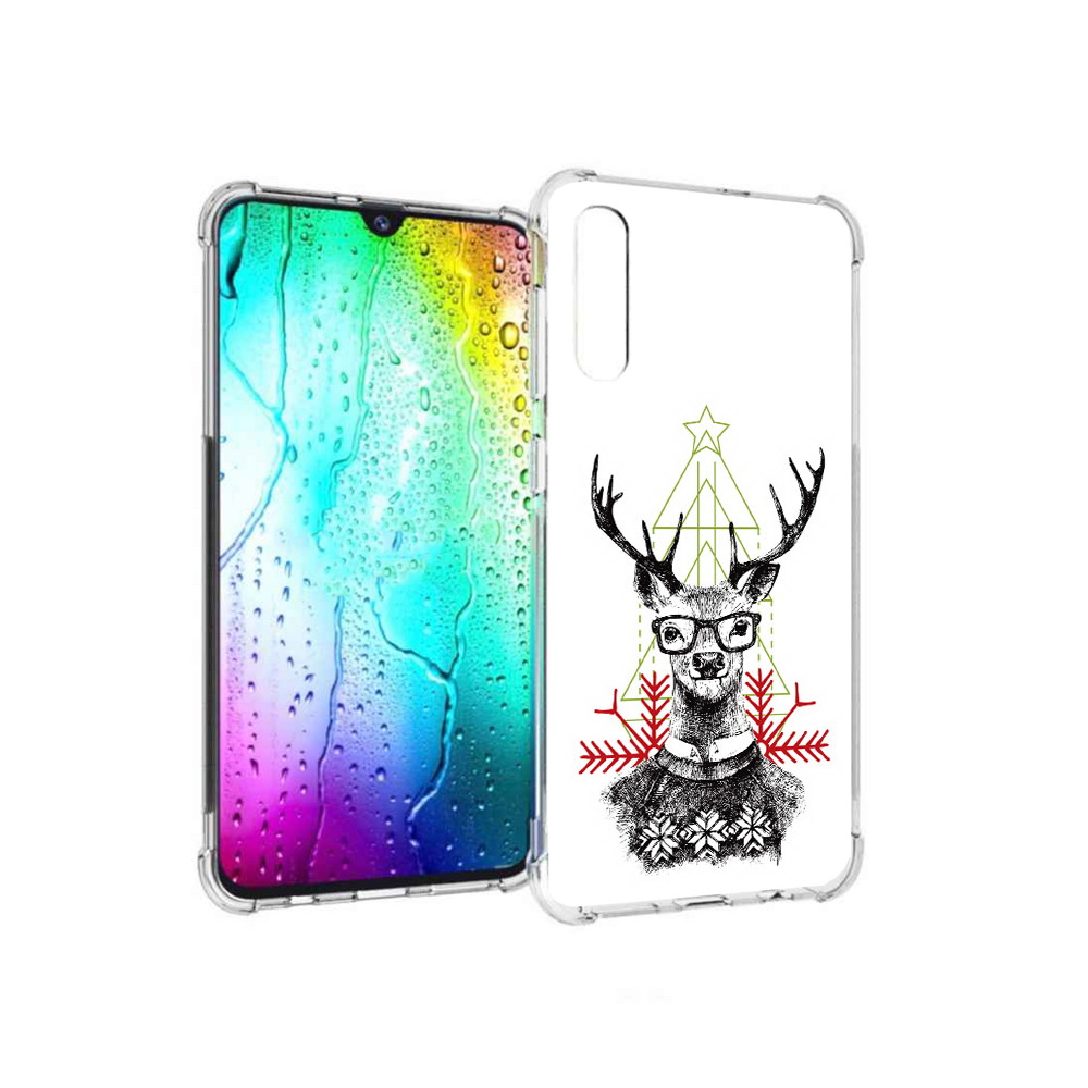 

Чехол MyPads Tocco для Samsung Galaxy A30s умный олень (PT226907.519.652), Прозрачный, Tocco