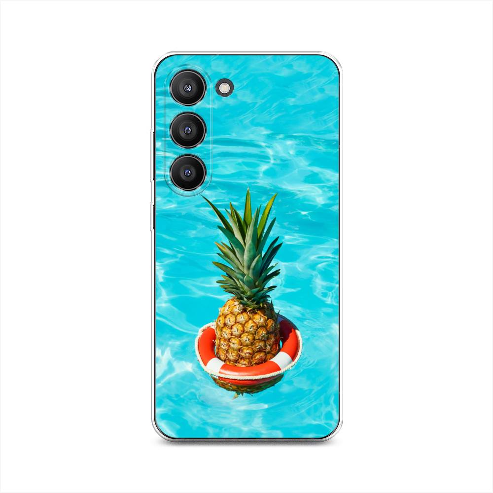 

Чехол Awog на Samsung Galaxy S23 5G "Ананас в бассейне", Голубой, 2107350-10