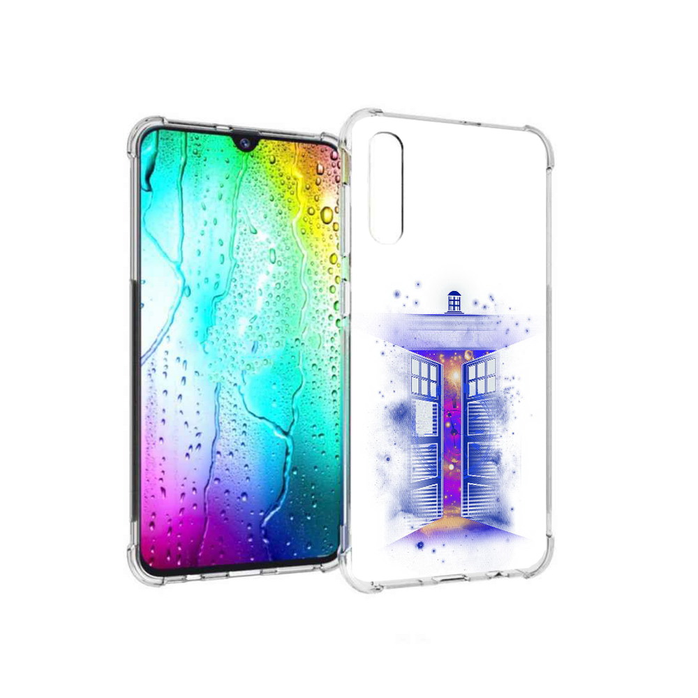 

Чехол MyPads Tocco для Samsung Galaxy A30s фиолетовый уголок абстракция (PT226907.519.659), Прозрачный, Tocco