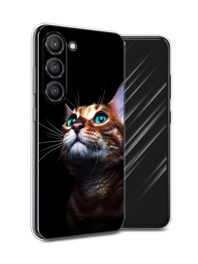 

Чехол Awog на Samsung Galaxy S23 5G "Мечтательный кот", Коричневый, 2107350-1