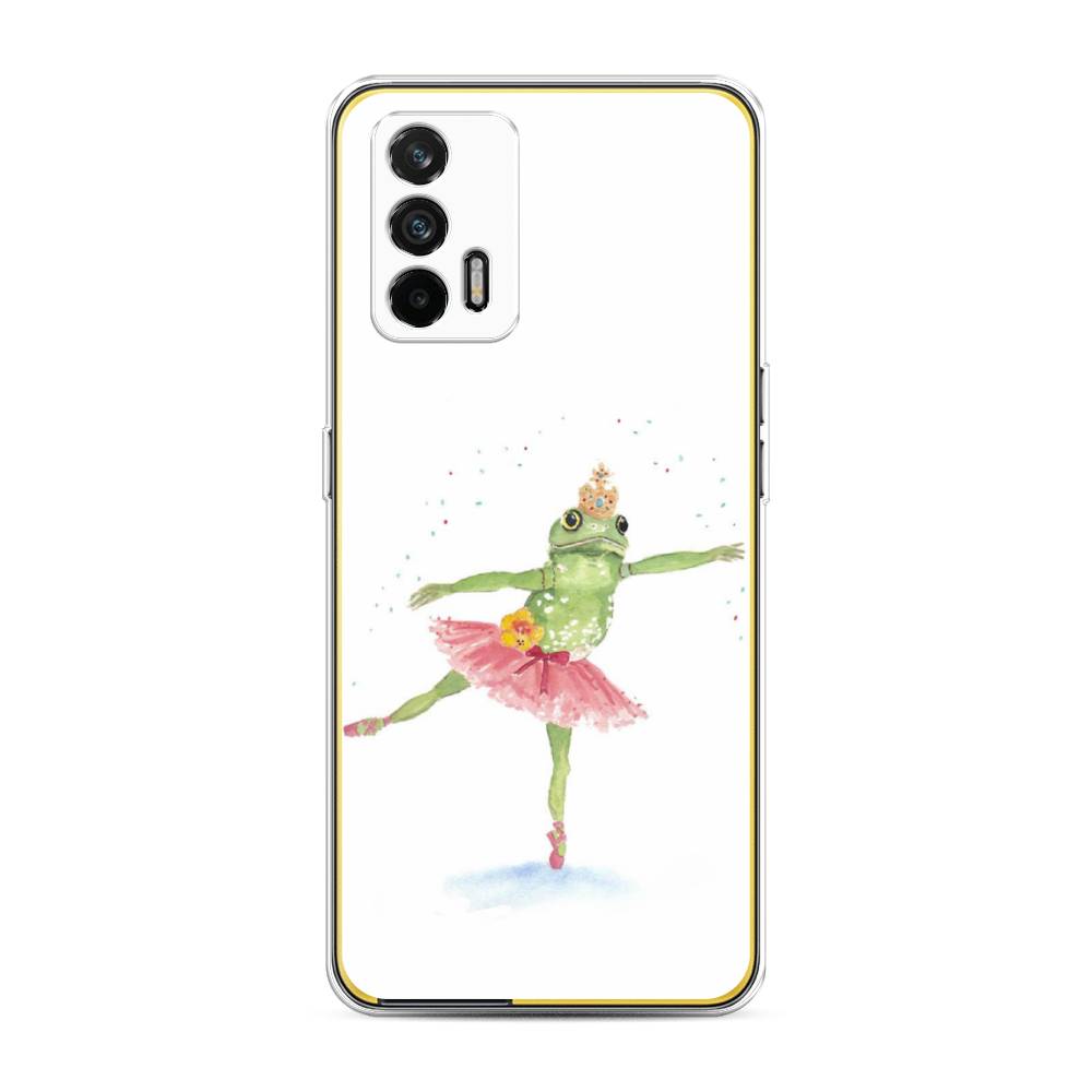 

Чехол на Oppo Realme GT "Лягушка-балерина", Зеленый, 256350-4