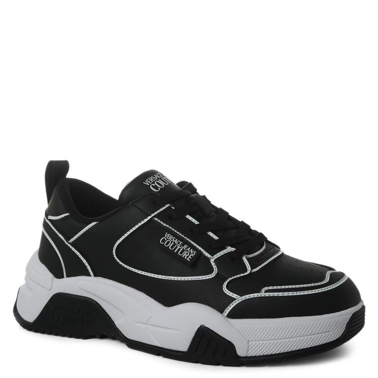 

Кроссовки мужские Versace Jeans Couture 74YA3SFB черные 40 EU, Черный, 74YA3SFB