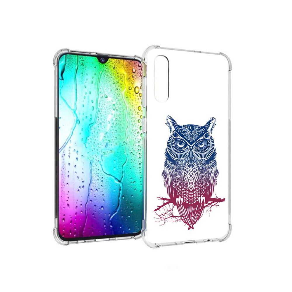 

Чехол MyPads Tocco для Samsung Galaxy A30s хиппи сова (PT226907.519.664), Прозрачный, Tocco
