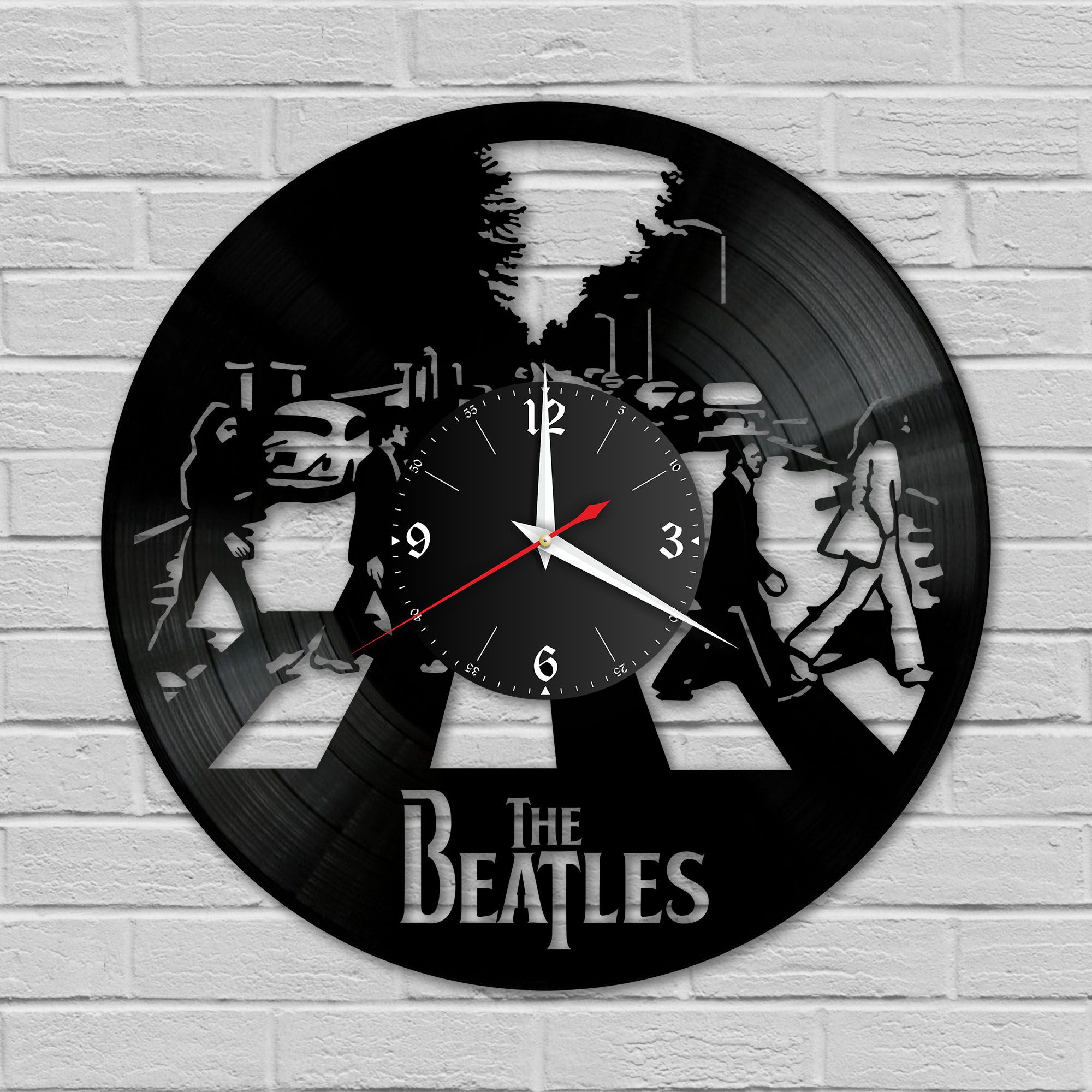 

Часы настенные "группа Битлз (The Beatles)" из винила, №2, 10178
