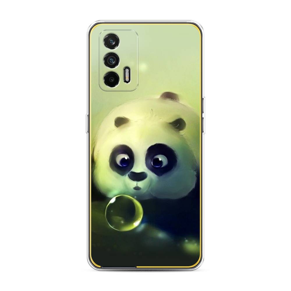 

Чехол на Oppo Realme GT "Малыш панды", Зеленый;черный;серый, 256350-1