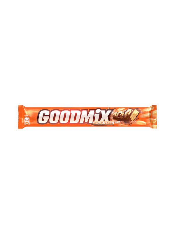 

Конфета со вкусом соленого арахиса GOODMIX с хрустящей вафлей, 46г