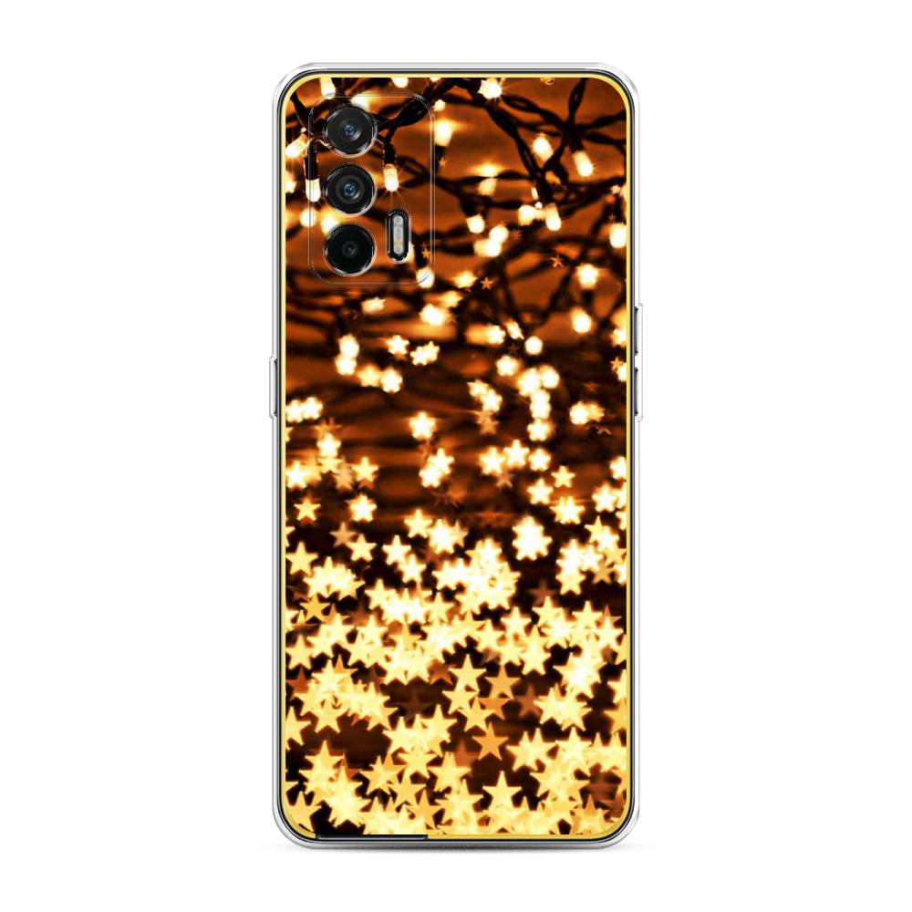 

Чехол на Oppo Realme GT "Новогодняя гирлянда", Золотистый, 256350-5