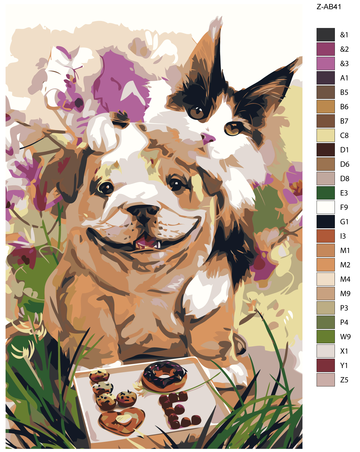 

Картина по номерам, Живопись по номерам, 80 x 120, Z-AB41, Z-AB41