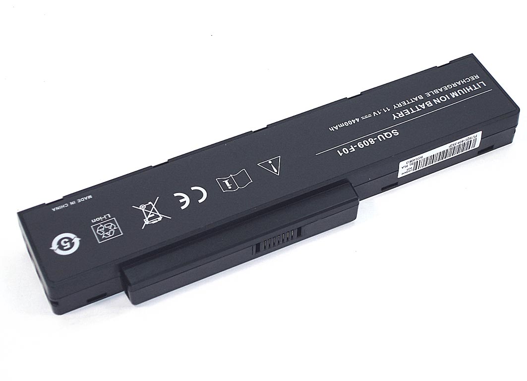 Аккумулятор для ноутбука Fujitsu Siemens Amilo Li3710 11.1V 4400mAh SQU-809 OEM черная