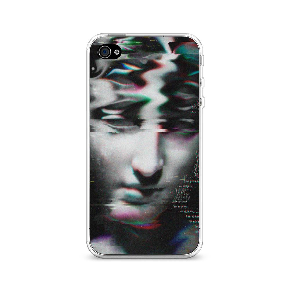 

Чехол Awog на Apple iPhone 4 / Айфон 4 "Glitch Art", Разноцветный, 10150-9