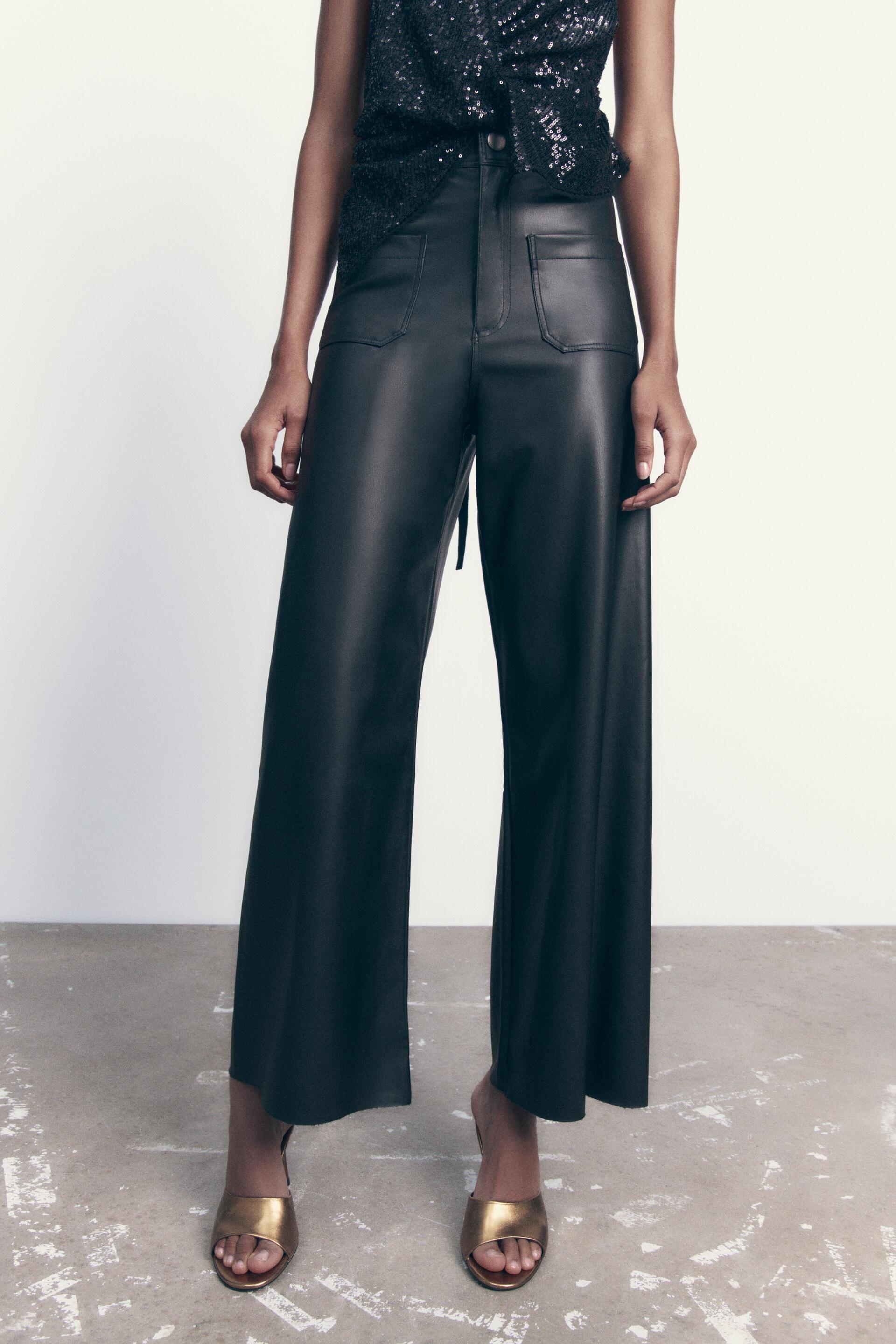 

Брюки женские ZARA 02969243 черные 46 EU (доставка из-за рубежа), 02969243