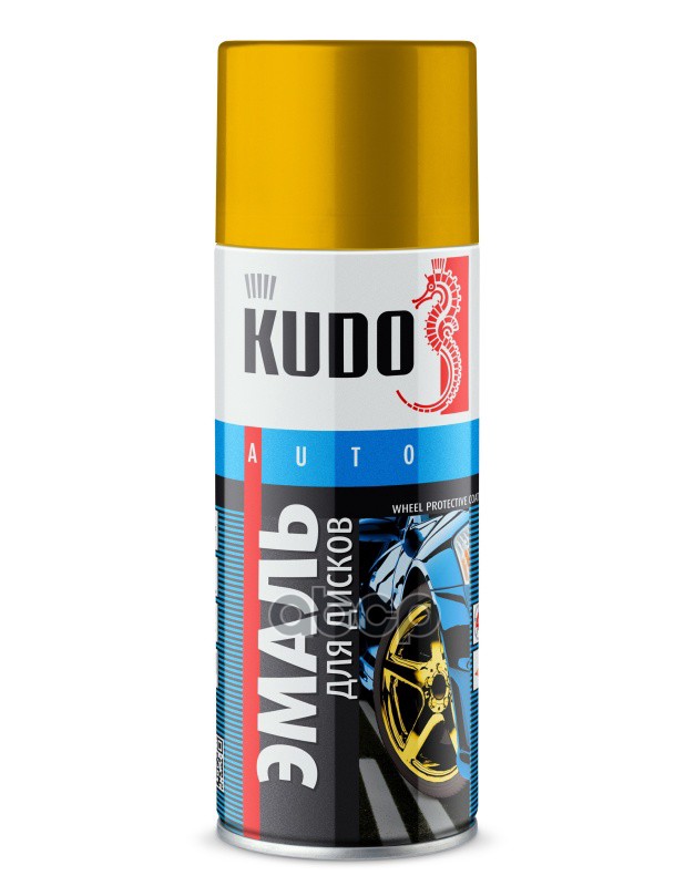 

Эмаль для дисков золотая 520 мл KUDO, Золотистый