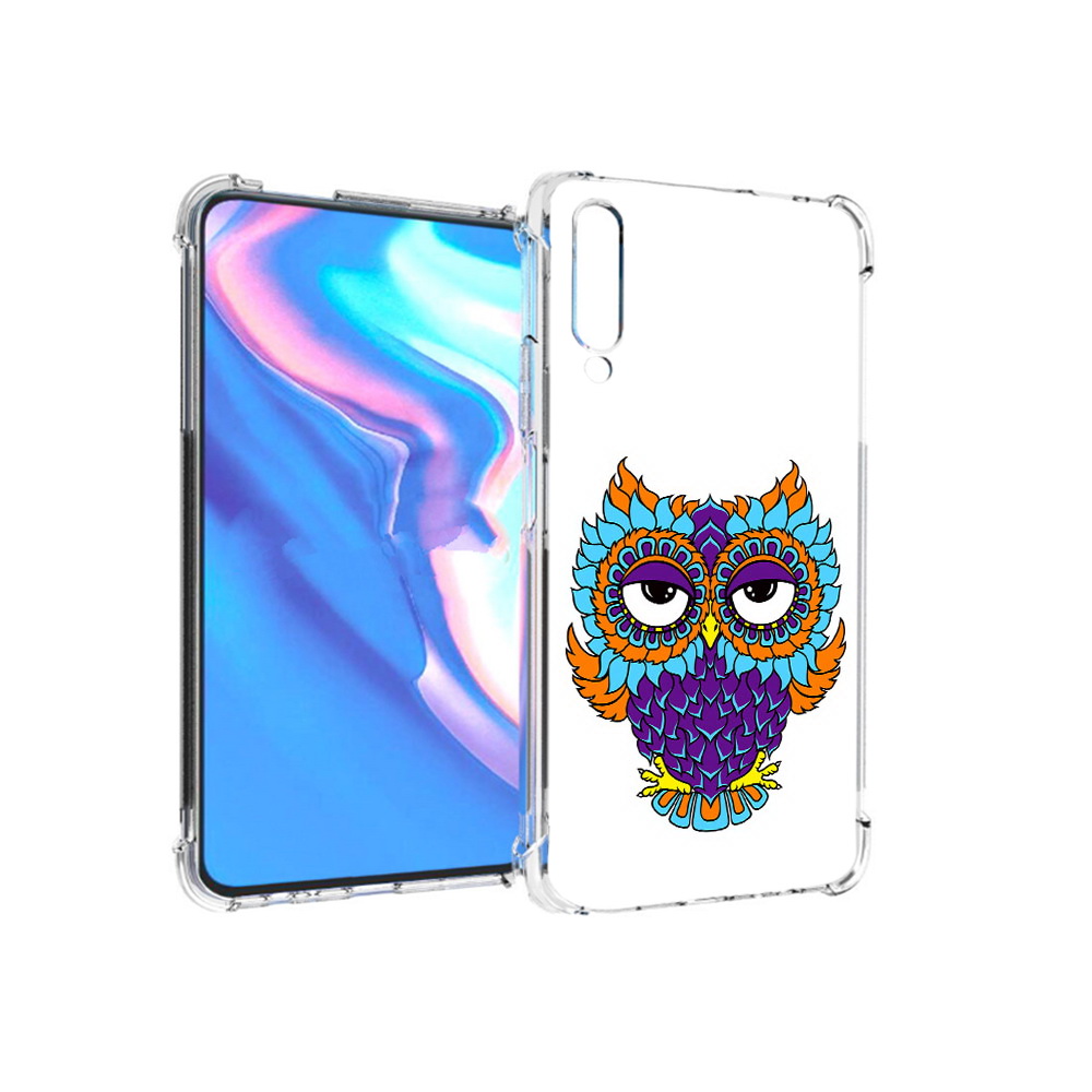 

Чехол MyPads Tocco для Honor 9X Pro Цветная сова, Прозрачный, Tocco