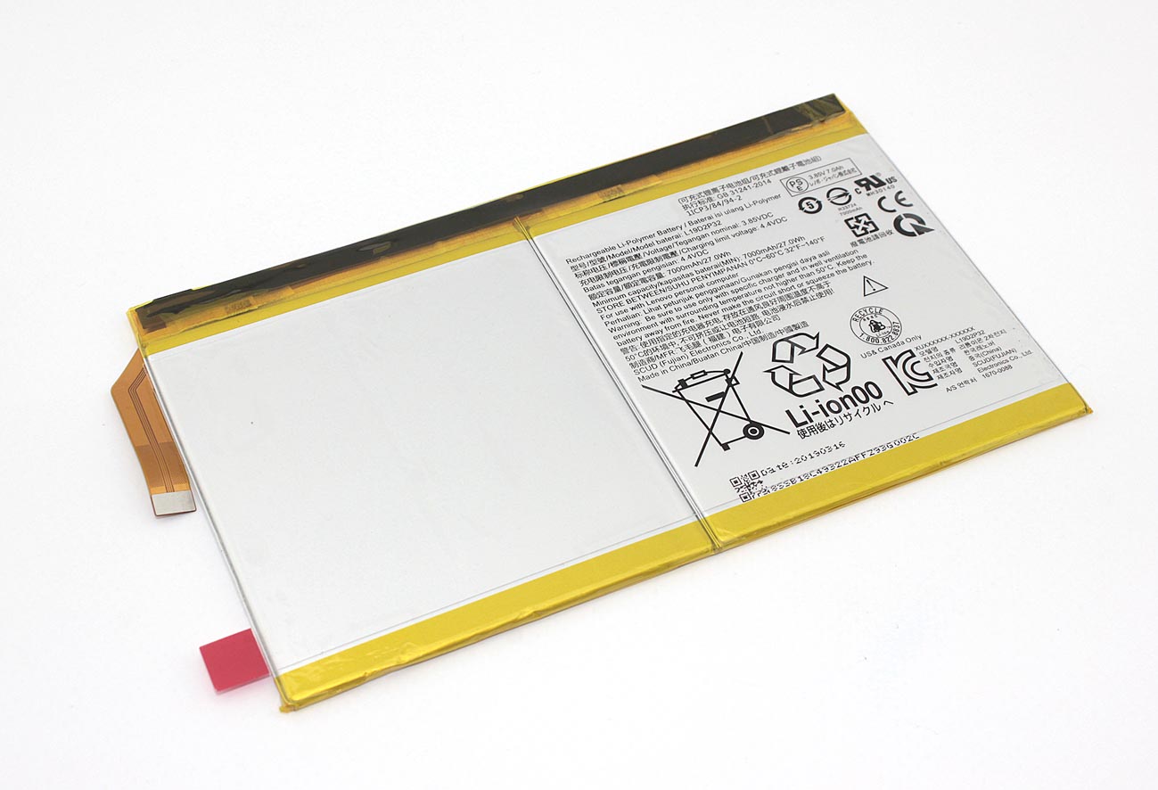 фото Аккумуляторндля планшета lenovo yoga smart tab yt-x705f (l19d2p32) 3.85v 7000mah oem