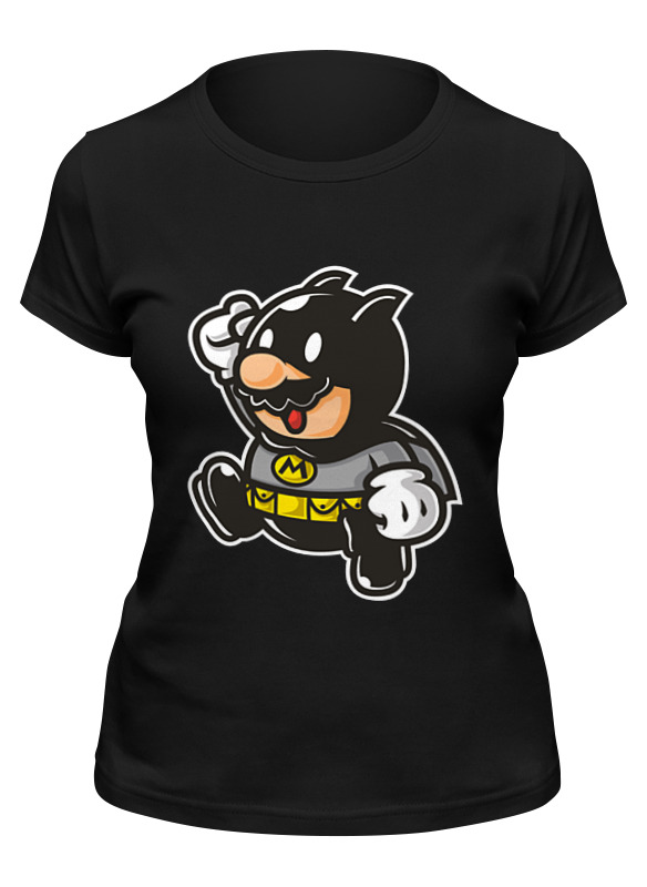 

Футболка женская Printio Супер марио черная S, Черный, Супер марио