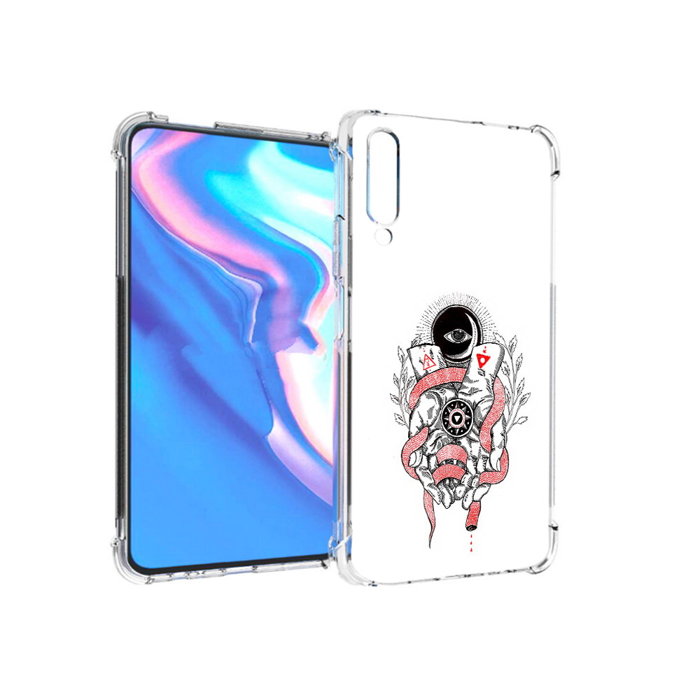 

Чехол MyPads Tocco для Honor 9X Pro абстрация связанные руки, Прозрачный, Tocco