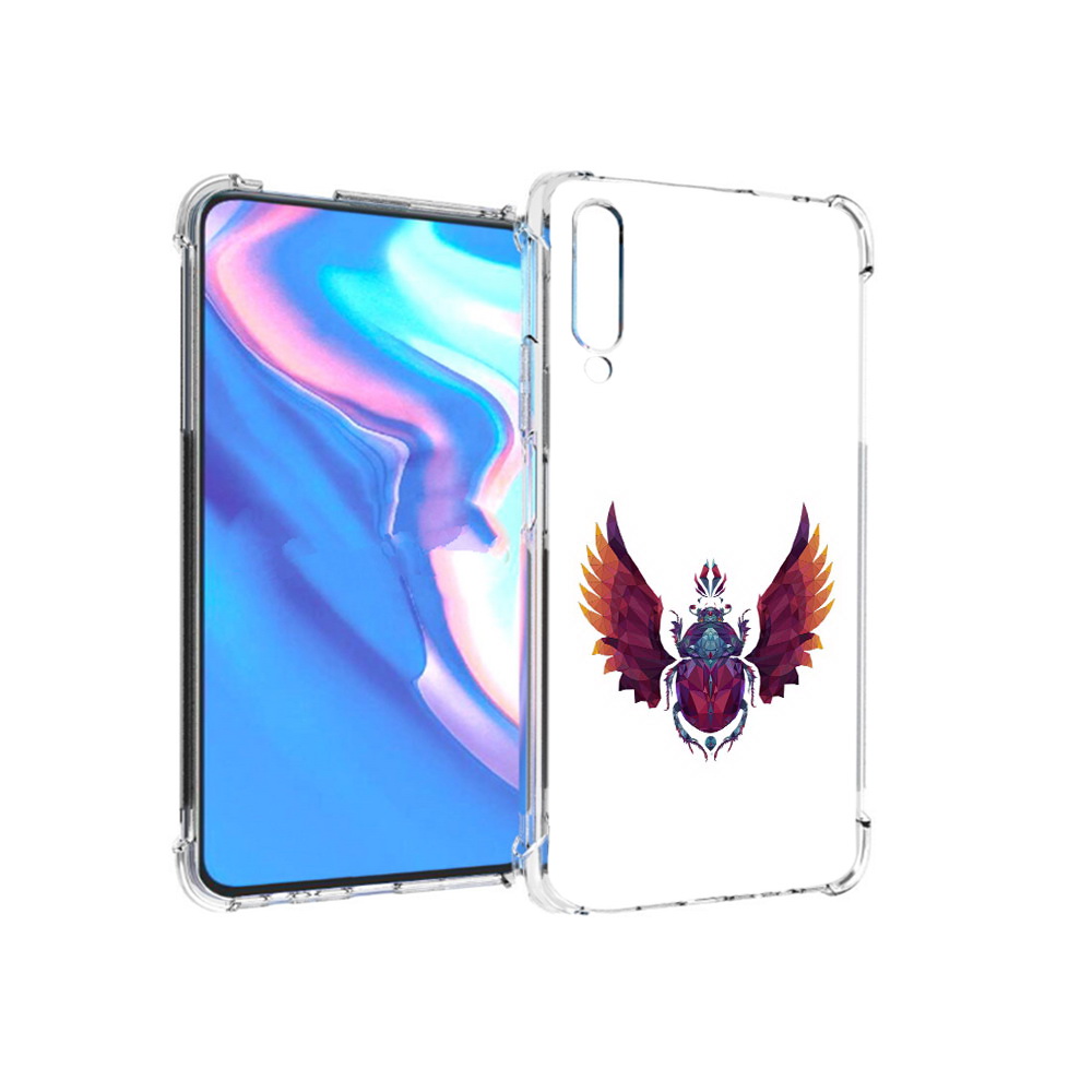 

Чехол MyPads Tocco для Honor 9X Pro алмазный скоробей, Прозрачный, Tocco