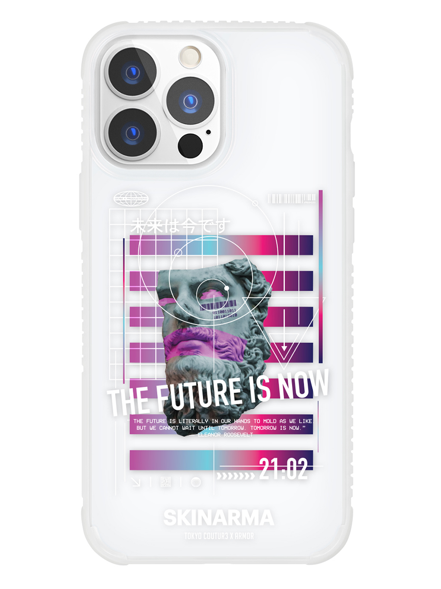 фото Чехол на apple iphone 13 pro max skinarma mirai white