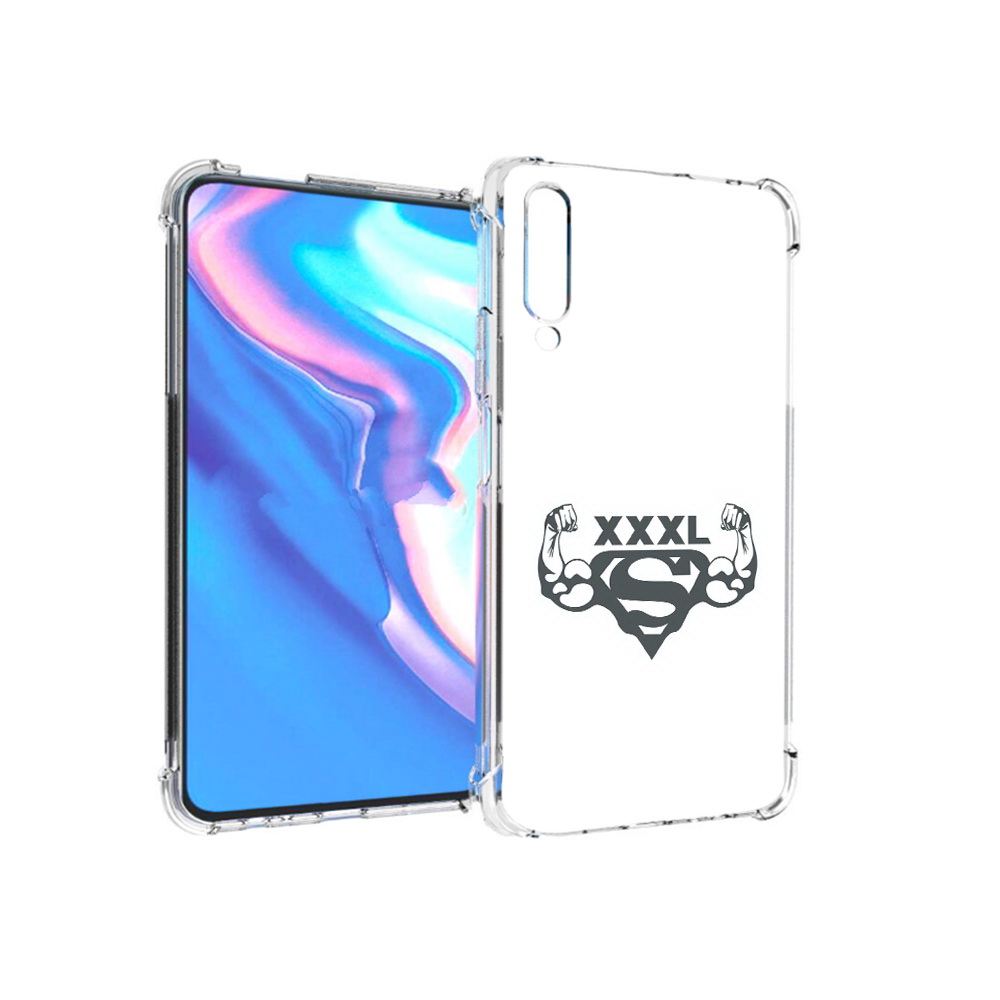 Чехол MyPads Tocco для Honor 9X Pro бодибилдинг супермен